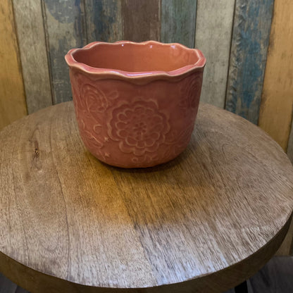 Pink Pearl Ceramic Planter